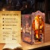Bouwpakket Boekensteun Magic Library met licht sensor- MDF