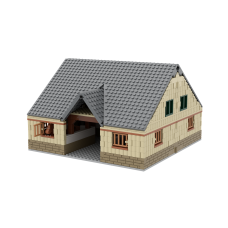 Bouwpakket DIY Boerenschuur/ Paardenstal Brixies Plus Bouwstenen Bouwpakket DIY Boerenschuur/ Paardenstal Brixies Plus Bouwstenen