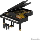 Bouwpakket Bouwstenen Brixies Plus Piano Vleugel Muziekinstrument
