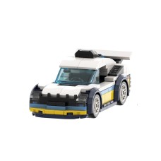 Bouwpakket Bouwstenen DIY Sportauto, Brixies Plus