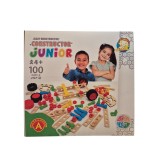 Constructieset Constructor Junior van hout- 100 onderdelen
