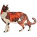 Intarsia Kat/ Poes - Schilderen en Puzzelen- hout