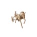 Bouwpakket Paard met Sulky- hout