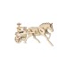 Bouwpakket Paard met Sulky- hout