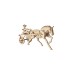 Bouwpakket Paard met Sulky- hout