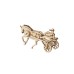 Bouwpakket Paard met Sulky- hout