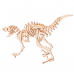 Bouwpakket Dino Dinosaurus Velociraptor- hout