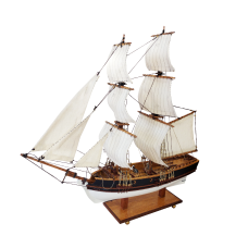 Modelbouw Schip Zeilschip Schoenerbrik Brigantijn 'Christine' van hout