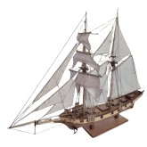 Modelbouw Zeilschip Schip Schoener 'Albatros' van hout
