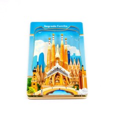 Bouwpakket DIY 3D Theater Sagrada Familia- Barcelona- hout