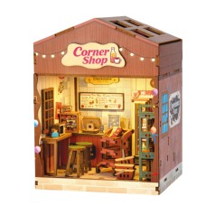 DIY Miniature Scene 3D Kruidenierswinkel met LED- verlichting- MDF