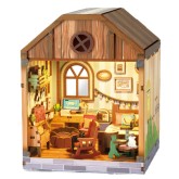 DIY Miniature Scene 3D Bedroom Slaapkamer met LED- verlichting- MDF DIY Miniature Scene 3D Bedroom Slaapkamer met LED- verlichting- MDF