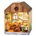 DIY Miniature Scene 3D Bedroom Slaapkamer met LED- verlichting- MDF DIY Miniature Scene 3D Bedroom Slaapkamer met LED- verlichting- MDF