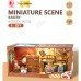 DIY Miniature Scene 3D Bakkerswinkel met LED- verlichting- MDF