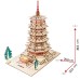 Bouwpakket Fogong Temple Buddha Tower (China) van hout