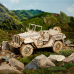 Bouwpakket Army Field Car/ Jeep van hout- mechanisch