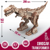 Bouwpakket Dino- Car Transformer Mechanisch- hout