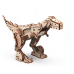 Bouwpakket Dino- Car Transformer Mechanisch- hout