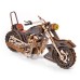 Bouwpakket Motor Yankeer Chopper van hout- gekleurd