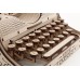 Bouwpakket Typemachine Typewriter Mechanisch- hout