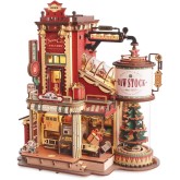 Bouwpakket Dream Gift Factory gekleurd- hout