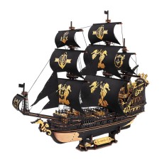 Bouwpakket Piratenschip The Seahorse Barque- mechanisch Bouwpakket Piratenschip The Seahorse Barque- mechanisch