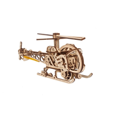 Bouwpakket Mini Helikopter hout- Mechanisch (Ugears)