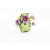 Bouwpakket 3D Model DIY Bloemenmand Magneet- gekleurd- metaal