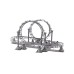 Bouwpakket Rollercoaster Achtbaan- metaal