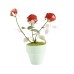 Bouwpakket 3D Model DIY Rode Roos in Pot- gekleurd- metaal