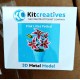 Bouwpakket 3D Model DIY Roze Lelies in Pot- gekleurd