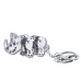Sleutelhanger Neushoorn- metaal