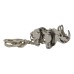 Sleutelhanger Neushoorn- metaal