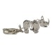 Sleutelhanger Neushoorn- metaal