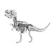 Bouwpakket 3D Model DIY Dino T-Rex Tyrannosaurus- metaal