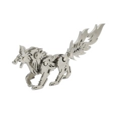 Bouwpakket 3D Model DIY Wolf- metaal