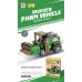 Bouwpakket Oogstmachine met pullback-mechanische- gekleurd- MDF