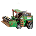 Bouwpakket Oogstmachine met pullback-mechanische- gekleurd- MDF