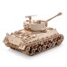 Bouwpakket Sherman M4A3E8- WOII- World of Tanks- hout