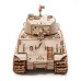 Bouwpakket Sherman M4A3E8- WOII- World of Tanks- hout