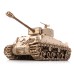 Bouwpakket Sherman M4A3E8- WOII- World of Tanks- hout