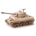 Bouwpakket Sherman M4A3E8- WOII- World of Tanks- hout