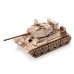Bouwpakket Tank T34-85- WOII- World of Tanks- hout