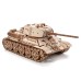 Bouwpakket Tank T34-85- WOII- World of Tanks- hout