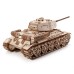 Bouwpakket Tank T34-85- WOII- World of Tanks- hout