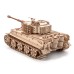 Bouwpakket Tank Tiger 1- WOII- World of Tanks- hout