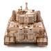 Bouwpakket Tank Tiger 1- WOII- World of Tanks- hout