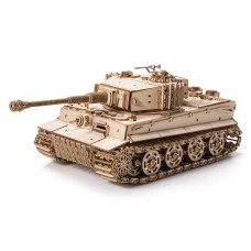 Bouwpakket Tank Tiger 1- WOII- World of Tanks- hout