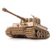 Bouwpakket Tank Tiger 1- WOII- World of Tanks- hout