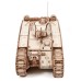 Bouwpakket Tank Char B1- WOII- World of Tanks- hout